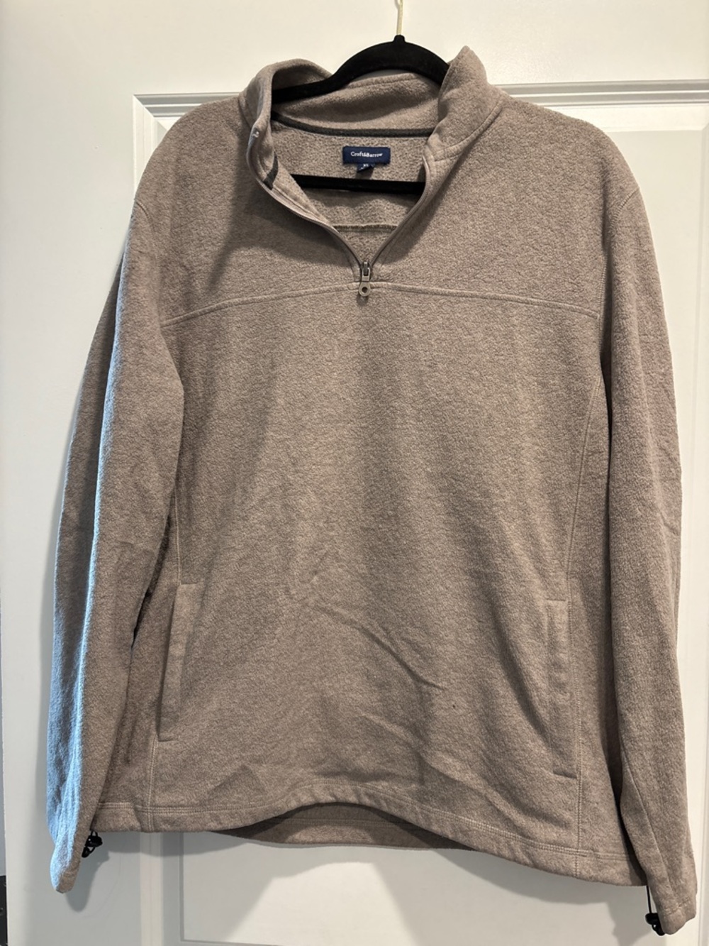 croft & barrow Men’s light green Half-Zip Fleece Pullover